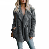 GirlKino Teddy Coat Women Faux Fur Coats Long Sleeve Fluffy Fur Jackets Winter Warm Female Jacket Oversized Women Casual Winter Coat 2022