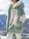 GirlKino Women's Hoodie Winter Warm Loose Oversized Sweatshirt Zip Up Hooded Female Fashion Coatfashion Clothing Hoodies Fleece Jacket