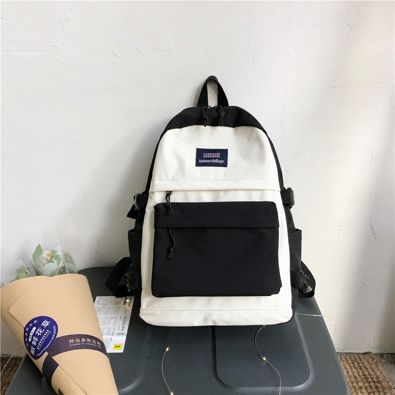 GirlKino 2022 Large Capacity Women Backpack Fashion Schoolbag Backpacks for Teenager Girls Female High School College Student Book Bags Female