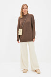 GirlKino Upright Collar Knitwear Sweater TCTAW22AK0045