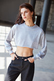 GirlKino Crop Knitted Sweatshirt TWOAW22SW2244