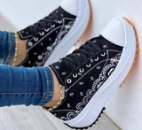 GirlKino  Women Canvas Sneakers Comfort Platform Design Shoes 2022 Low Top Female Casual Fashion Lady Sports Footwear Zapatillas Mujer New